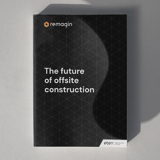 Remagin brochure titled “The future of offsite construction”