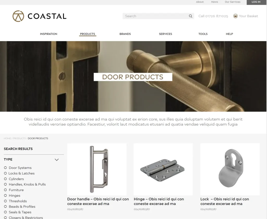 Coastal brand identity and digital experience
