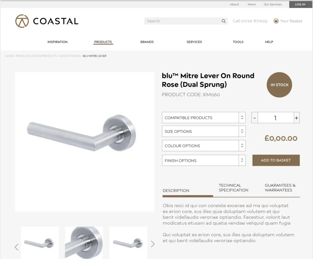 Coastal brand identity and digital experience